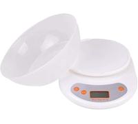 GPECTIFO Bilancia digitaleBilancia for Alimenti da cucinaBilancia Elettronica con vassoioBilancia Elettronica for Dolci domesticiBilancia for Alimenti in plastica(5kg/1g)