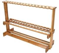 GPECTIFO Portaoggetti in Legno massello, portastecche da Biliardo, Supporto da Pavimento, portacanne da Pesca, portacanne Facili da Montare(47)