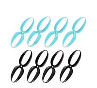 GPJZWEKHZ Compatibile con Foxeer Donut 5145 Elica da 5,1 Pollici CW CCW Compatibile con Drone da Corsa RC FPV(4pairs Teal)