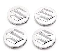 GPKFOLQM 4 Pezzi Auto Coprimozzi, per Suzuki SX4 S-Cross Grand Vitara Swift 54mm Auto Ruote Centro Cerchi Copricerchi Cerchioni Copertura Antipolvere Copri Ruota Trim