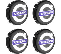 GPKFOLQM 4 Pezzi Auto Coprimozzi, per Volvo EC40 2024 50MM 56MM 60MM 65MM Auto Ruote Centro Cerchi Copricerchi Cerchioni Copertura Antipolvere Copri Ruota Trim,50MM