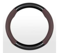 GPKFOLQM Coprivolante Auto, per Audi A4 B9 Avant/Kombi 2015-2023 2024 Antiscivolo Traspirante Volante Protettore Protezione da Graffi Sporco Coprivolante Accessorio Interno Auto,C-O