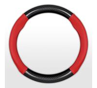 GPKFOLQM Coprivolante Auto, per Audi A4 B9 Avant/Kombi 2015-2023 2024 Antiscivolo Traspirante Volante Protettore Protezione da Graffi Sporco Coprivolante Accessorio Interno Auto,B-O