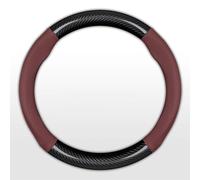 GPKFOLQM Coprivolante Auto, per Audi A6 2008-2023 2024 2025 Antiscivolo Traspirante Volante Protettore Protezione da Graffi Sporco Coprivolante Accessorio Interno Auto,E-O