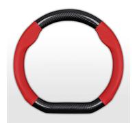 GPKFOLQM Coprivolante Auto, per Audi A7 Sportback C8 2018-2023 Antiscivolo Traspirante Volante Protettore Protezione da Graffi Sporco Coprivolante Accessorio Interno Auto,B-D