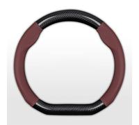 GPKFOLQM Coprivolante Auto, per Audi Q7 7 Places 2016-2020 Antiscivolo Traspirante Volante Protettore Protezione da Graffi Sporco Coprivolante Accessorio Interno Auto,E-D
