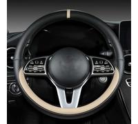 GPKFOLQM Coprivolante Auto, per Ford Transit Van MK7 2000-2014 Antiscivolo Traspirante Volante Protettore Protezione da Graffi Sporco Coprivolante Accessorio Interno Auto,E-O