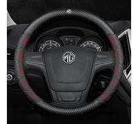 GPKFOLQM Coprivolante Auto, per MG MG3 Full Hybrid 2024 2025 Antiscivolo Traspirante Volante Protettore Protezione da Graffi Sporco Coprivolante Accessorio Interno Auto,A-O