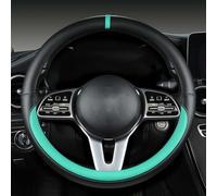 GPKFOLQM Coprivolante Auto, per Toyota RAV4 2019 Antiscivolo Traspirante Volante Protettore Protezione da Graffi Sporco Coprivolante Accessorio Interno Auto,D-O