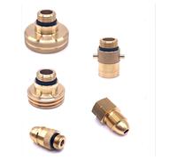 Gpl LPG Riempimento Punto Viaggio Adattatore Set 5 All Europa Gas Bottiglia Neww