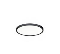 GPL323- PLAFONIERA D.30CM 3000-4000-6000K 2300-2400-2450LM 24W NERO OPACO