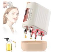 GplHAIN Massaggiatore Elettrico per Cuoio Capelluto, 2 in 1 - Spazzola per Massaggio E Applicatore per Cuoio Capelluto, Luce Rossa 625nm, per La Cura dei Capelli, Applicazione di Oli Essenziali