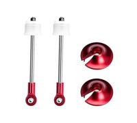 GPM 4140 Carbon Steel + Aluminium 6061-T6 Front Shock Absorber Shaft Core Kit for Arrma 1:5 Kraton 8S 4X4 / Kraton 8S EXB Brushless Speed Truck Upgrades - Red