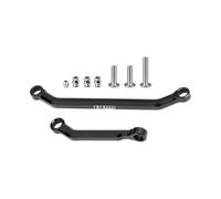 GPM Alluminio 7075-T6 Alloy Tie Rod Link & Drag Link Set per Axial 1/30 SCX30 Ford Bronco AXI-2048 / Jeep Wrangler AXI-2261 Rock Crawler Upgrades - Nero