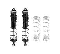 GPM Aluminium 6061-T6 Alloy Progressive Spring Front Shock 132mm for Arrma 1/8 Mojave 4X4 4S BLX Desert Truck RTR-ARA4404 Upgrades - Black