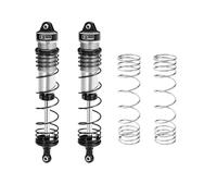 GPM Aluminium 6061-T6 Alloy Progressive Spring Rear Shock 144mm for Arrma 1/8 Mojave 4X4 4S BLX Desert Truck RTR-ARA4404 Upgrades - Silver
