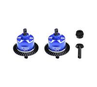 GPM Aluminium 7075 Alloy + 4140 Carbon Steel Front & Rear Complete Differential for Traxxas 1:10 Slash 4X4 / Rustler VXL/Hoss VXL 3S / Ford F-150 / Stampede/Jato 4X4 2S 4S / 1:7 XO-01 - Blue