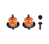 GPM Aluminium 7075 Alloy + 4140 Carbon Steel Front & Rear Complete Differential for Traxxas 1:10 Slash 4X4 / Rustler VXL/Hoss VXL 3S / Ford F-150 / Stampede/Jato 4X4 2S 4S / 1:7 XO-01 - Orange