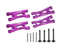 GPM Aluminium 7075 Alloy Front & Rear Lower Arms Aluminium Combo Set for LOSI 1/24 Micro-B 2WD Buggy RTR-LOS00007 Upgrades - Purple