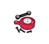 GPM Aluminium 7075 Direct Mount Servo Saver (25T Spline) with Fix Link for Arrma 1:10 VORTEKS/SENTON/Big Rock/Outcast/Granite/KRATON/SENTON / 1:8 Mojave/Vendetta/Infraction Upgrades - Red