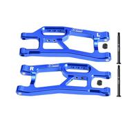 GPM Aluminium 7075 Front Lower Suspension Arms for Traxxas 1/16 Mini XRT VXL-3S 108076-1 Monster Truck Upgrades - Blue
