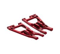GPM Aluminium 7075-T6 Alloy Front Lower Suspension Arms for Traxxas 1/6 Funco PRO Scale 2WD Sand Car 8S-109076-4 Upgrades - Red