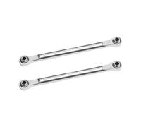 GPM Aluminium 7075-T6 Alloy Front Steering Toe Links for Traxxas 1/16 Mini XRT VXL-3S 108076-1 Monster Truck Upgrades - Silver