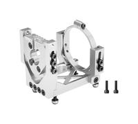GPM Aluminium 7075-T6 Alloy Oversized Motor Base for Traxxas 1:6 Funco PRO Scale Sand Car 8S / XRT 8S / XRT Ultimate Race Truck Upgrades - Silver