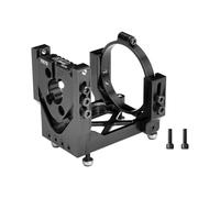 GPM Aluminium 7075-T6 Alloy Oversized Motor Base for Traxxas 1:6 Funco PRO Scale Sand Car 8S / XRT 8S / XRT Ultimate Race Truck Upgrades - Black