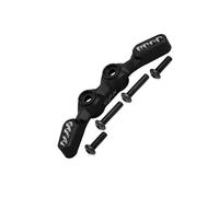 GPM Aluminium Front Shock Tower for 1/10 Traxxas GT 4-Tec 2.0 83056-4/4-Tec 3.0 93054-4 - 1Pc Set Black