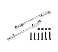 GPM Aluminum 7075-T6 + Stainless Steel Adjustable Front Steering Tie Rod for Arrma 1:8 KRATON 6S EXB V2 V6 / Notorious V5 V6 / Outcast/Talion / 1:7 Big Rock 6S Upgrades - Silver