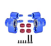 GPM Blocco sterzo anteriore in lega di alluminio 7075 (cuscinetti esterni più grandi) per Arrma 1/8 Kraton 6S EXB Notorious 6S V6, blu