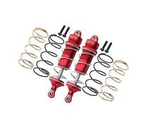 GPM For Arrma 1/10 KRATON 4S BLX Upgrade Parts Aluminum Front Thickened Spring Dampers 107mm - 10Pc Set Red