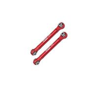GPM Racing Aluminium 7075 Front Steering Link Rod for Arrma 1/8 4WD Mojave 4X4 4S BLX-ARA4404 Upgrade Parts - Red