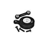 GPM Racing Aluminum 7075 Direct Mount Servo Saver (25T Spline) with Fix Link for Arrma 1:10 VORTEKS/SENTON/Big Rock/Outcast/Granite/KRATON/SENTON / 1:8 Mojave/Vendetta/Infraction Upgrades - Black