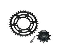 GPM Racing Medium Carbon Steel Hub Chain Sprocket Set (35T/11T) for LOSI 1:4 Promoto-MX Motorcycle Dirt Bike RTR FXR LOS06000 LOS06002 Upgrades