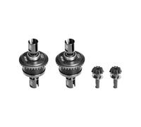 GPM Steel+Aluminium Front And Rear Complete Differential Set for Arrma 1:8 KRATON 6S V6 / Notorious V6 / Outcast/Talion / 1:7 Mojave EXB/FIRETEAM/Big Rock 6S Upgrades - Black