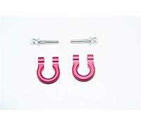 GPM Upgrade Parts For Traxxas TRX-4 Trail Defender Crawler Aluminium Front/Rear Bumper D-Rings - 1Pr Set Red