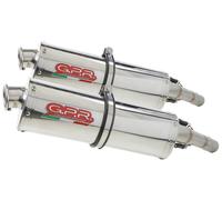 gpr 2 scarico hom trioval honda cbr 1100 xx superblackbird 2005 05 2006 06