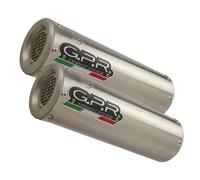 Gpr Exclusive Silenziatore Omologato M3 Inox Double Vtr 1000 Sp1 Rc51 00-01