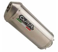 Gpr Exclusive Silenziatore Omologato Satinox Mid Line System Dominator Nx 650 98-01