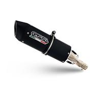 GPR Exhaust System, Scarico marca GPR, compatibile con Hond CB 1300 2003 al 2012, omologato fornito con raccordo specifico,serie GPR Furore Nero