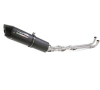 GPR Exhaust System, Scarico marca GPR, compatibile con Yama T-Max 500 2008 al 2011, impianto completo omologato, serie GPR Furore Nero