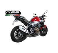 Gpr Exhaust Systems Silencieux Slip On Homologué Albus Ceramic Honda Cb400 F 2013-2015 Oval