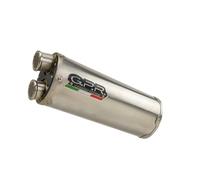 Gpr Exhaust Systems Silenziatore Omologato Slip On Dual Inox Benelli Trk 702 2023-2024 E5 Oval