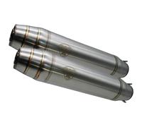 Gpr Exhaust Systems Deeptone Inox Cafè Racer Silencer Without Link Pipe R 75 76-78 Homologated Muffler Argento Homologated