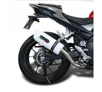 Gpr Exhaust Systems Silenziatore Omologato Slip On Albus Ceramic Honda Cb400 X 2013-2015 Oval