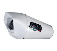 G.P.R. Silenziatore Omologato Albus Evo4 - Slip-on KTM Duke 390 2017-2020 Euro 4 Bianco