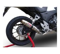 Gpr Exhaust Systems Silenziatore Omologato Slip On Deeptone Inox Honda Cb400 X 2019-2024 E5 Round