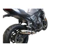 Gpr Exhaust Systems Deeptone Inox Voge 500ds 2021-2024 E5 Round Homologated Slip On Muffler Argento Homologated